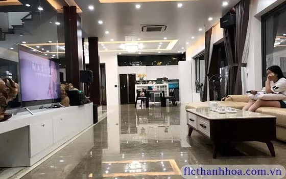 Phòng khách villa sao biển sb111
